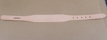 Halsband  Rohlinge aus Rindsleder Natur - 44cm - 52cm