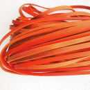 Orange /16mm Fettleder Meterware, Endlosriemen -